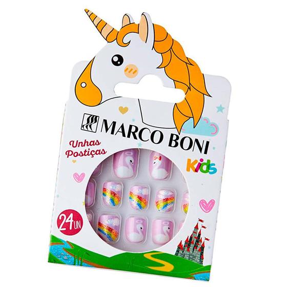 Kit 24 Unhas Postiças Lilás Infantil Autocolante Arco Íris é ruim? Kit 24 Unhas Postiças Lilás Infantil Autocolante Arco Íris é boa?