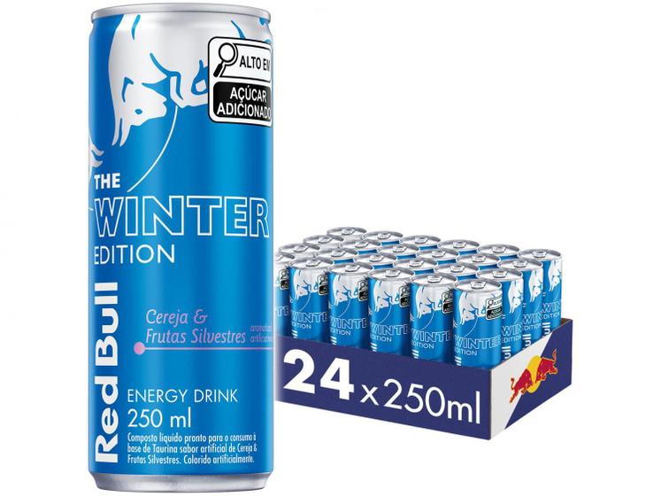 Kit 24 Unidades Bebida Energética Red Bull The Menor preço em Kit 24 Unidades Bebida Energética Red Bull The
