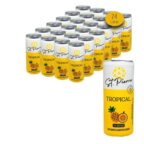 Imagem de Kit 24und Suplemento Alimentar ST PIERRE Zero Tropical 310ml