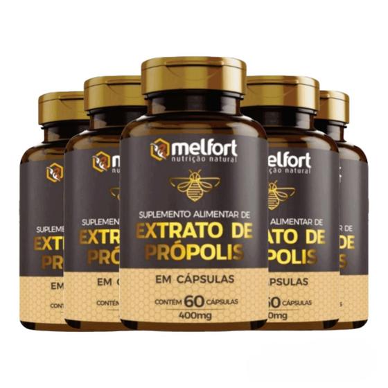 Imagem de Kit 24x Atacado EXTRATO DE PRÓPOLIS 400 MG - 60 CÁPS B