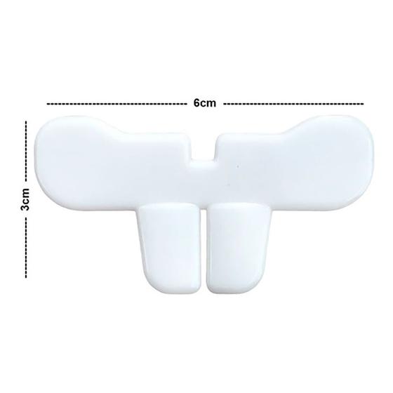 Imagem de Kit 25 Dentes de Coelho Fake Fantasia Coelhinho Caça Ovos