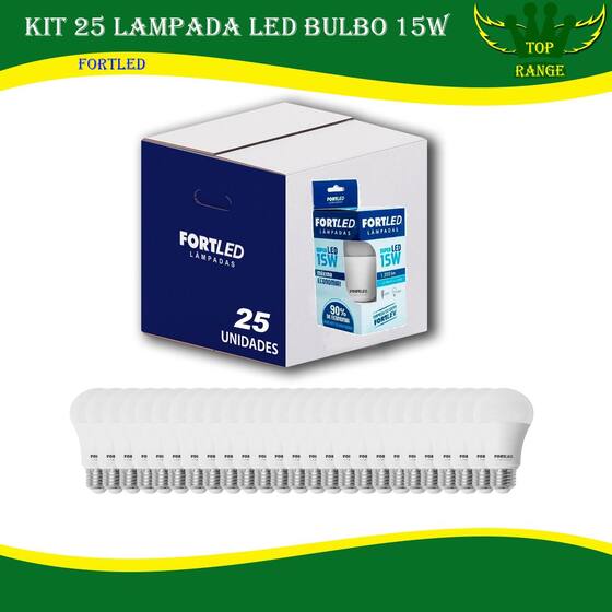 Kit 25 Lampada LED Bulbo 15W - Fortled E27 - Lâmpada de LED - Magazine ...