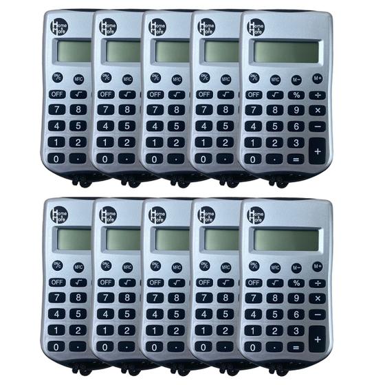 Imagem de Kit 25 mini calculadora portátil colorida