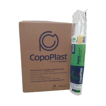 Kit 25 pacotes copos descartáveis 100un copoplast 180ml - Copo ...