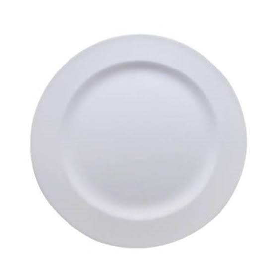 Imagem de Kit 25 Pratos Plásticos De Sobremesa Brancos Duros