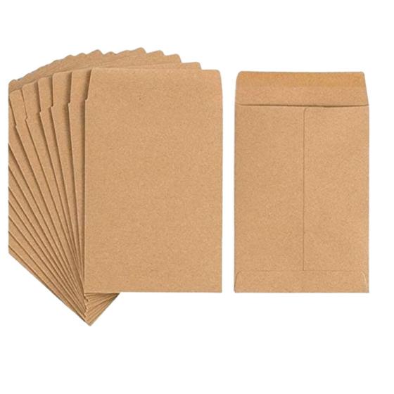 Imagem de Kit 250 Envelopes Saco Kraft Pardo 18x25 cm 80g