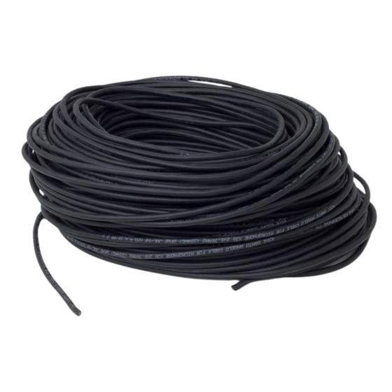 Imagem de Kit 25m Fio 1 Via Instrumento Borracha 1 X 0,30mm Mac Cabos