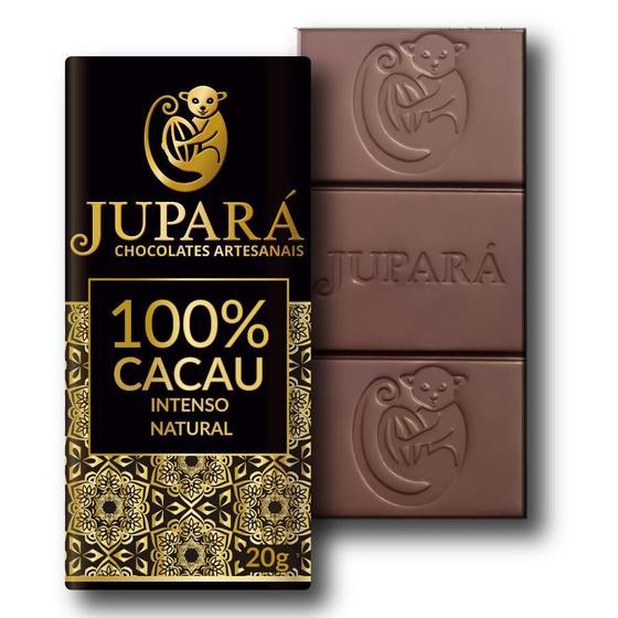 Imagem de Kit 26 Tabletes De Chocolates Jupará 100% Cacau Puro Natural