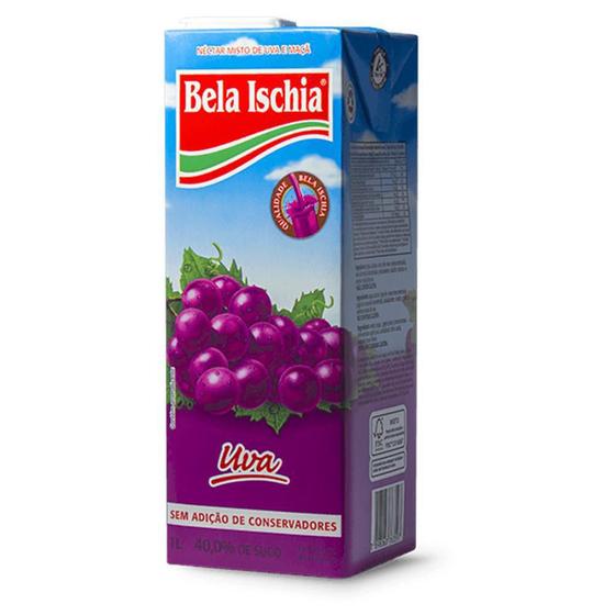 Imagem de Kit 27 Caixinhas De Suco Pronto De Uva Bela Ischia 200Ml