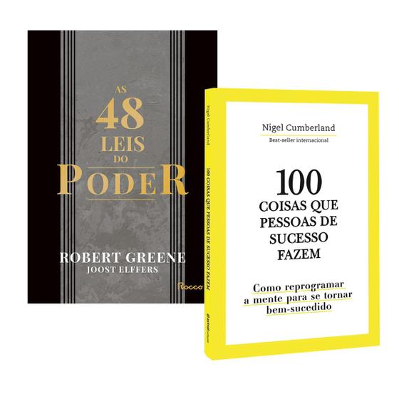 Imagem de Kit 2livros, As 48 leis do Poder + 100 Coisas Que Pessoas de Sucesso Fazem, Clássico Sobre como Multiplicar Riqueza e Solucionar Problemas