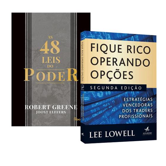 Operando Books Kit 2livros, As 48 leis do Poder + Fique Rico Operando Opções ...