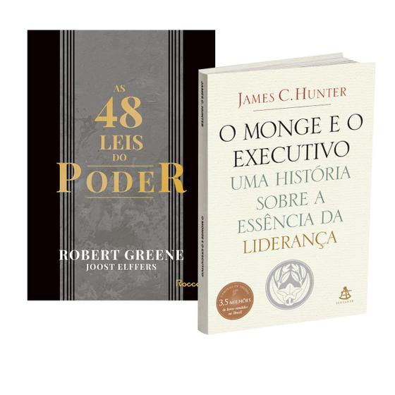 Imagem de Kit 2livros, As 48 leis do Poder + O Monge e o Executivo, História Sobre a Essência da Liderança, Clássico Sobre Multiplicar Riqueza