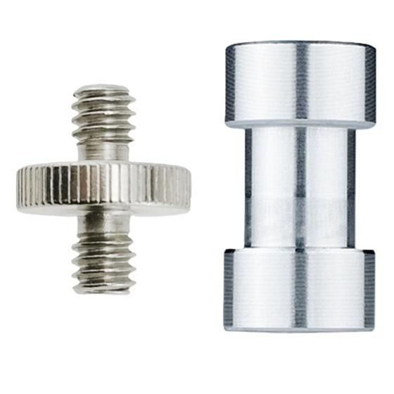 Imagem de Kit 2pc com Parafuso macho1/4-1/4 + Rosca Espaçadora 1/4-3/8