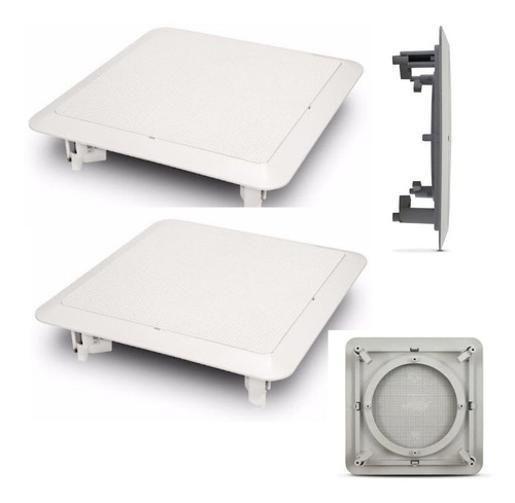 Imagem de Kit 2Un Arandela Embutir Quadrada 6 Polegadas Tela Plástico