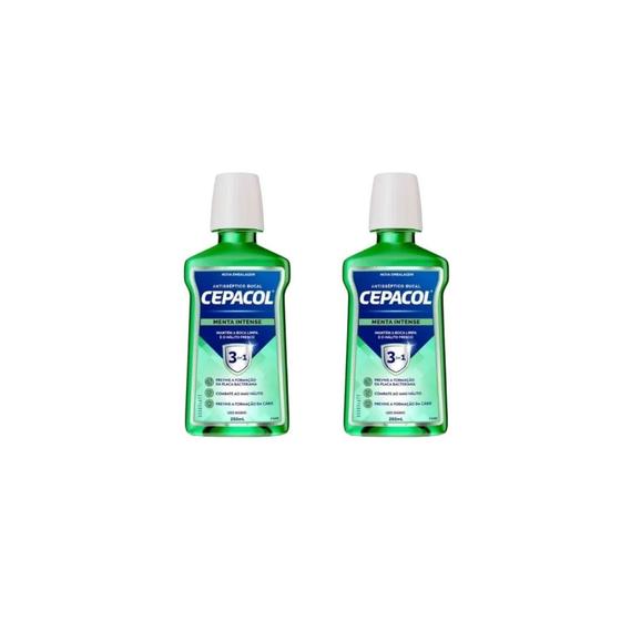 Imagem de Kit 2un Enxaguante Bucal Menta Intense 250ml - Cepacol