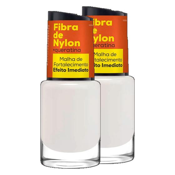Imagem de kit 2un Esmaltes Fortalecimento de Unhas 10ml - Cora