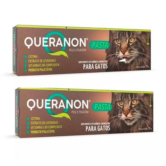 Imagem de Kit 2Un. Suplemento Alimentar Gatos Queranon Pasta Avert 70G