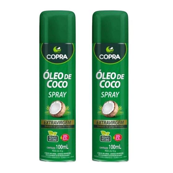 Imagem de Kit 2uni Óleo de Coco Extra Virgem Spray 100ml - Copra