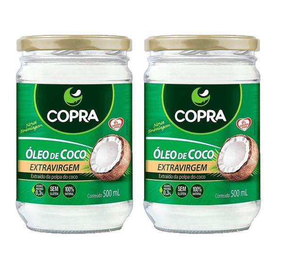 Imagem de Kit 2uni Óleo de Coco Extravirgem 500ml - Copra