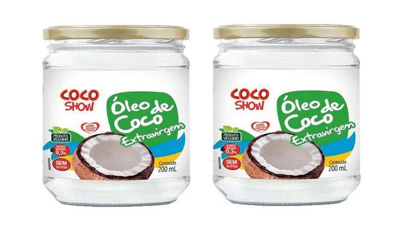 Imagem de Kit 2uni Óleo de Coco Extravirgem Coco Show 200ml - Copra