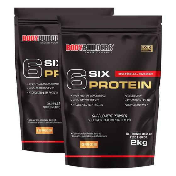 Imagem de KIT 2x 6 Six Protein 2kg - Bodybuilders