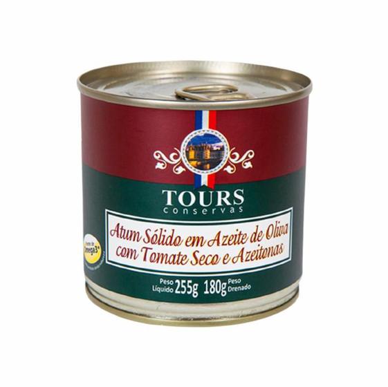 Imagem de Kit 2X: Atum Sólido Em Azeite Com Tomate Seco Tours 255G