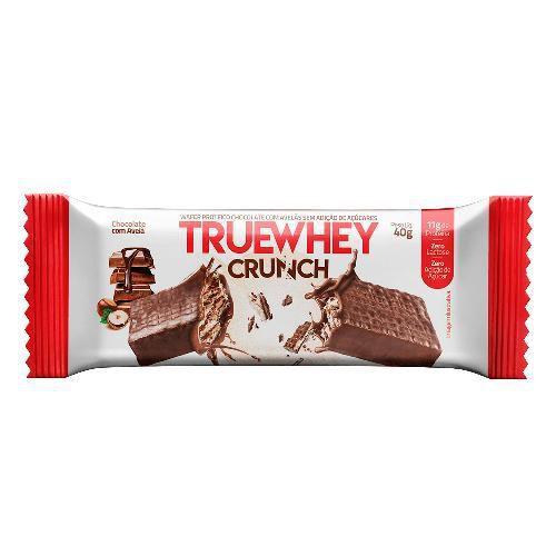 Imagem de Kit 2X: Barra Proteína True Whey Crunch Chocolate E Avelã