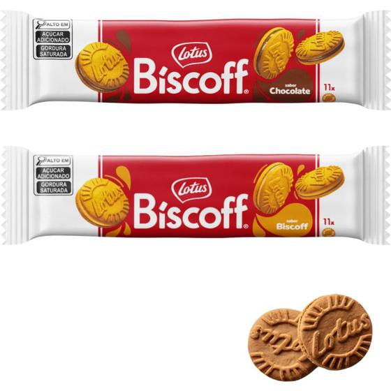Kit 2x Biscoito Lotus Biscoff Recheado Biscoff E Chocolate - Biscoito ...