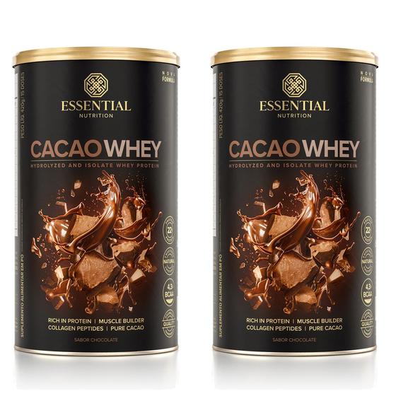 Imagem de Kit 2x Cacao Whey - (420g cada) - Essential Nutrition