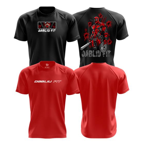 Imagem de Kit 2x Camisas Anime + Dryfit Basic Dabliu Fit - Lançamento