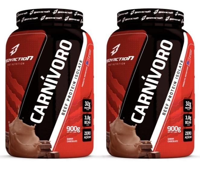 Imagem de Kit 2x Carnívoro 900g Beef Protein Isolate - Bodyaction