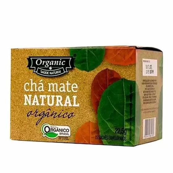 Imagem de Kit 2X: Chá Mate Orgânico Organic 15 Sachês