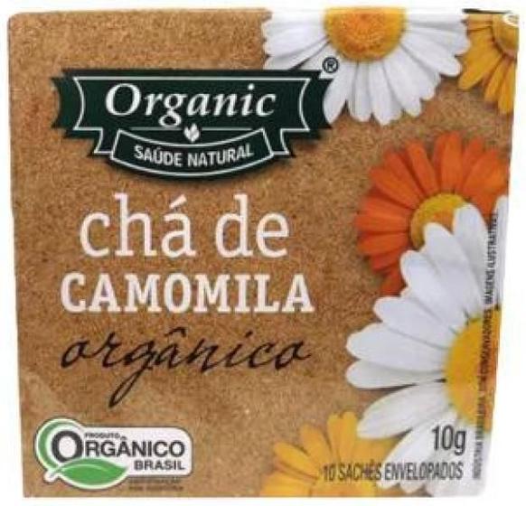 Imagem de Kit 2X: Chá Orgânico De Camomila Organic 10 Sachês