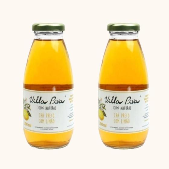 Imagem de Kit 2X: Chá Preto Com Limão Sem Açúcar Villa Piva 300Ml