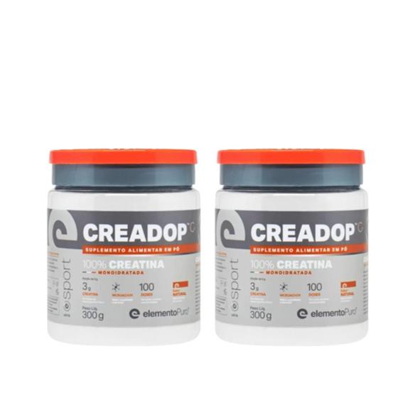 Imagem de Kit 2x CreaDop Creatina Monohidratada (300g) - Elemento Puro