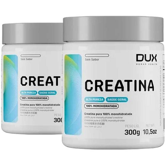 Imagem de Kit 2X Creatina Monohidratada 100% Pura 300G Dux Nutrition