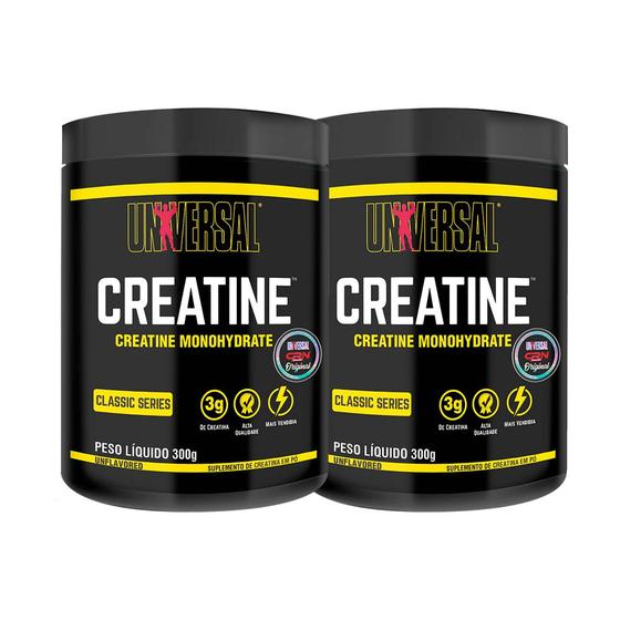 Imagem de Kit 2x Creatina Monohidratada 300g - Universal Nutrition