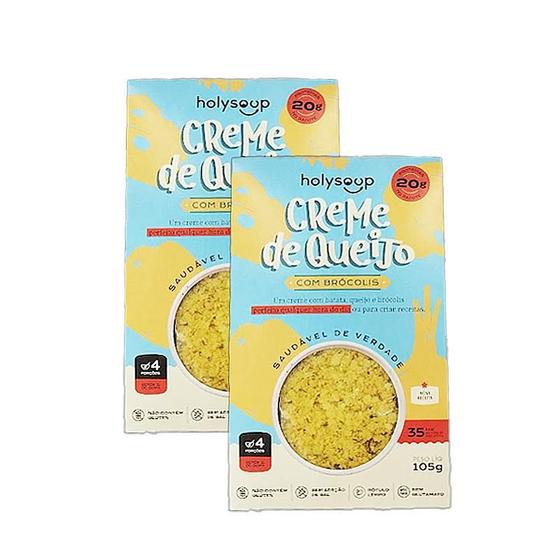 Imagem de Kit 2X: Creme de Queijo com Brócolis Sem Glúten Holysoup 105g