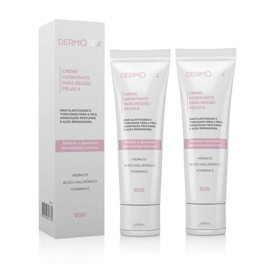 Imagem de Kit 2X Creme Hidratante Intimo Com Ácido Hialurônico