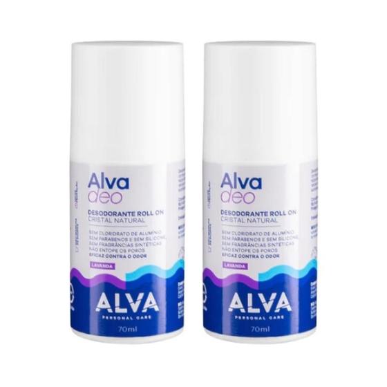 Imagem de Kit 2X: Desodorante Cristal Roll-On Lavanda Alva 70ml