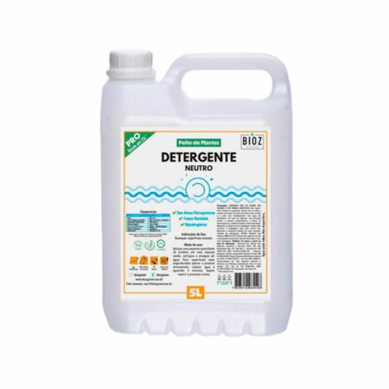 Imagem de Kit 2X: Detergente Neutro Biodegradável BioZ Green 5L