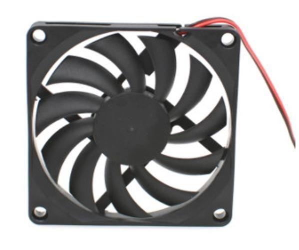 Imagem de Kit 2X Fan 80X80X10Mm 12V Dc Refrigeração Cooler Ventoinha