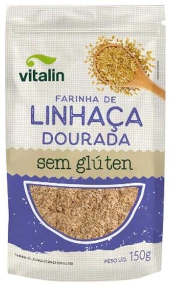 Imagem de Kit 2X: Farinha De Linhaça Dourada Sem Glúten Vitalin 150G