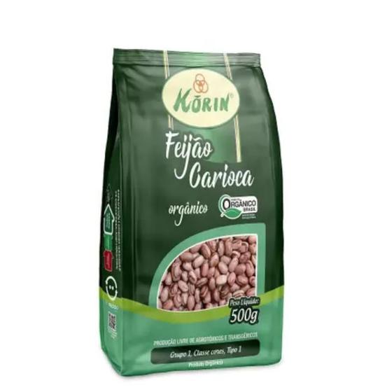 Imagem de Kit 2X: Feijão Carioca Orgânico Korin 500G