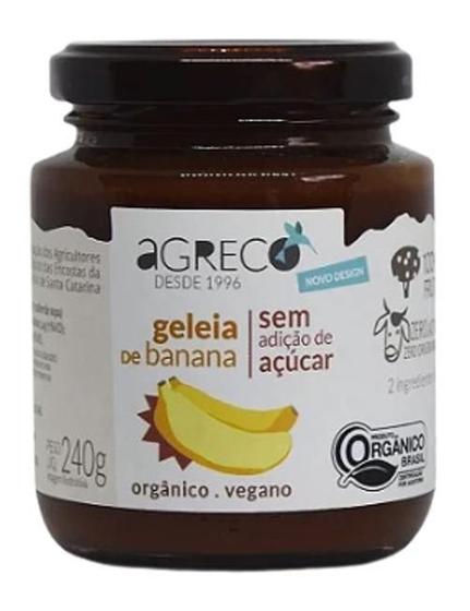 Imagem de Kit 2X: Geleia Banana Orgânica Sem Adição Açúcar Agreco 240G