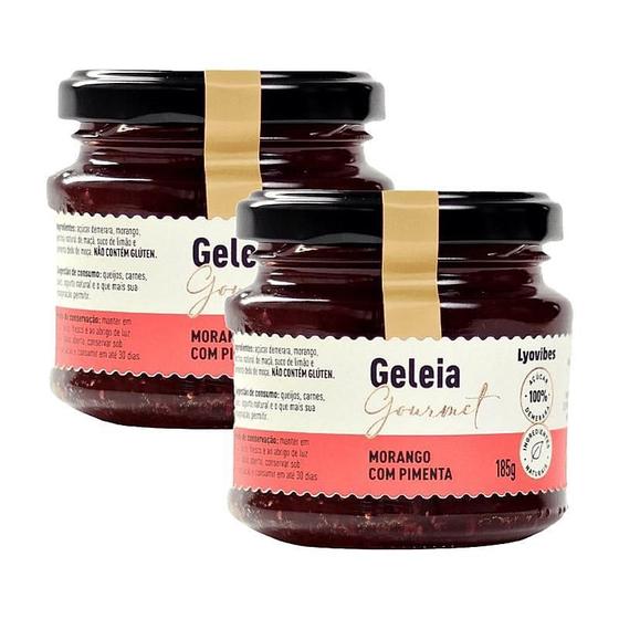 Imagem de Kit 2X: Geleia De Morango Com Pimenta Lyovibes 185G