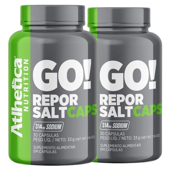 Imagem de Kit 2x Go Repor Salt Eletrolitos Endurance 30 Caps Atlhetica