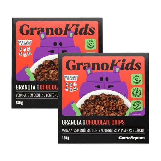 Imagem de Kit 2X: Granola Granokids Chocolate Chips Sem Glúten