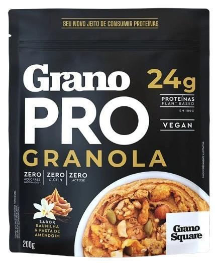 Imagem de Kit 2X: Granola Vegana Proteica GranoPRO GranoSquare 200g