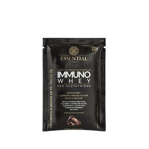 Imagem de Kit 2X: Immuno Whey Cacao Sachê Essential Nutrition 31g